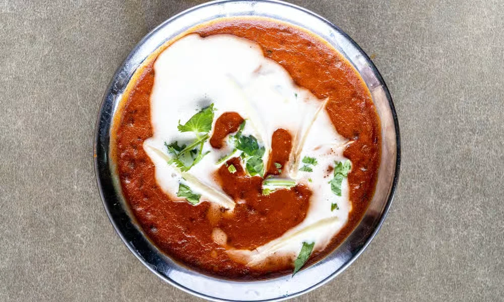 Dal Makhani &mdash; slow-cooked black lentils finished with butter and cream at Haandi Indian Cuisine in Bowness, Calgary
